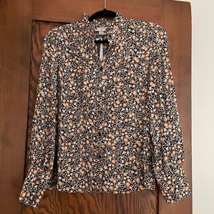 Nili Lotan x Target floral blouse M